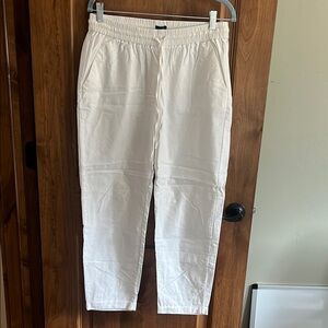 J. Crew Women's White Capris
